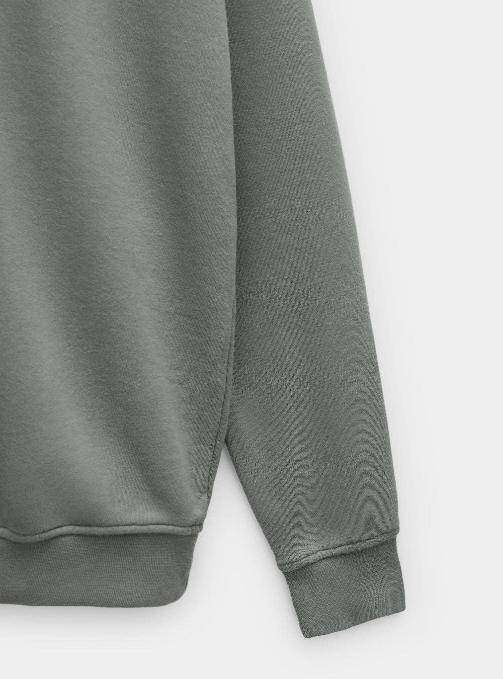 wetheknot - Wholesale Sweatshirt - Unisex - Half-zip sweatshirt (grey) — Organic cotton6