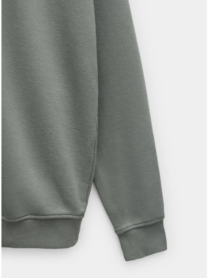 wetheknot - Wholesale Sweatshirt - Unisex - Half-zip sweatshirt (grey) — Organic cotton6