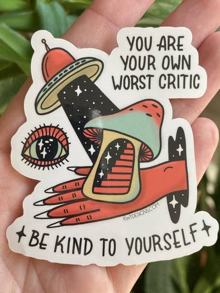 Sticker Critique pour la vente par KWT Designs