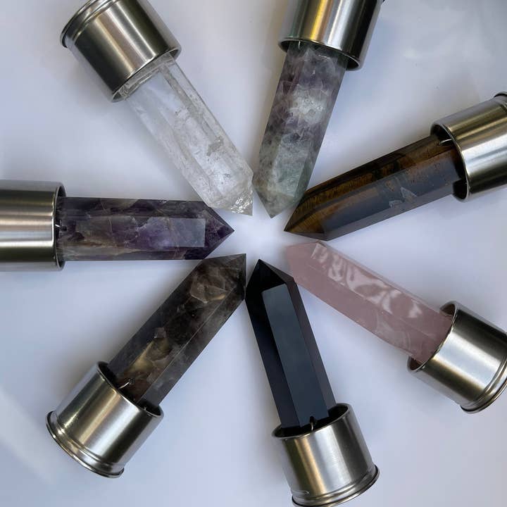 CaNatureLover - Wholesale Water Bottle - USA Crystal Water bottle Infuser for Healing. Made in USA3