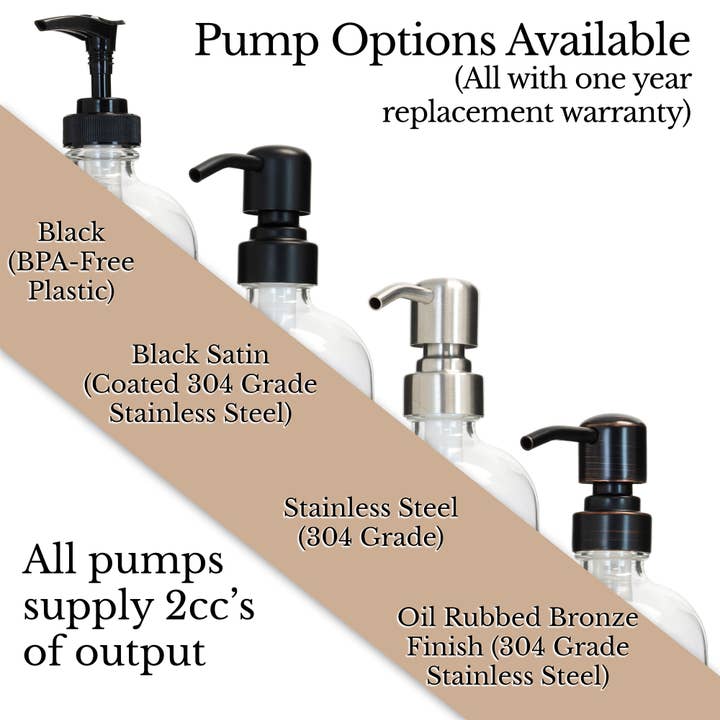 Artanis Home - Wholesale Soap Dispenser - Fully Customizable Amber Glass Soap Dispenser2