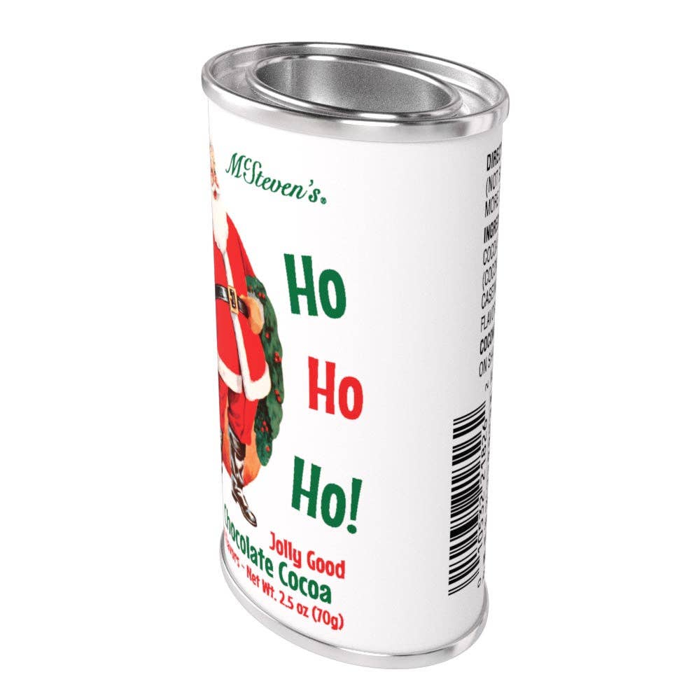 McSteven's - Vente Préparations/kits pour chocolat chaud - Père Noël Vintage Ho Ho Ho ! Bon Chocolat Joyeux. Cacao (boîtes de 70g)10