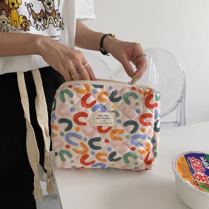Funkyrel® Atzbranding Limited - Wholesale Makeup/Cosmetic Bag - Floral Storage Purse Cosmetic Bag