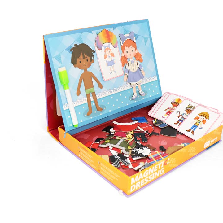 Leo & Friends - Wholesale Puzzle - Kids - Leo & Friends Magnetic Dressing Kit, 66-Pieces3
