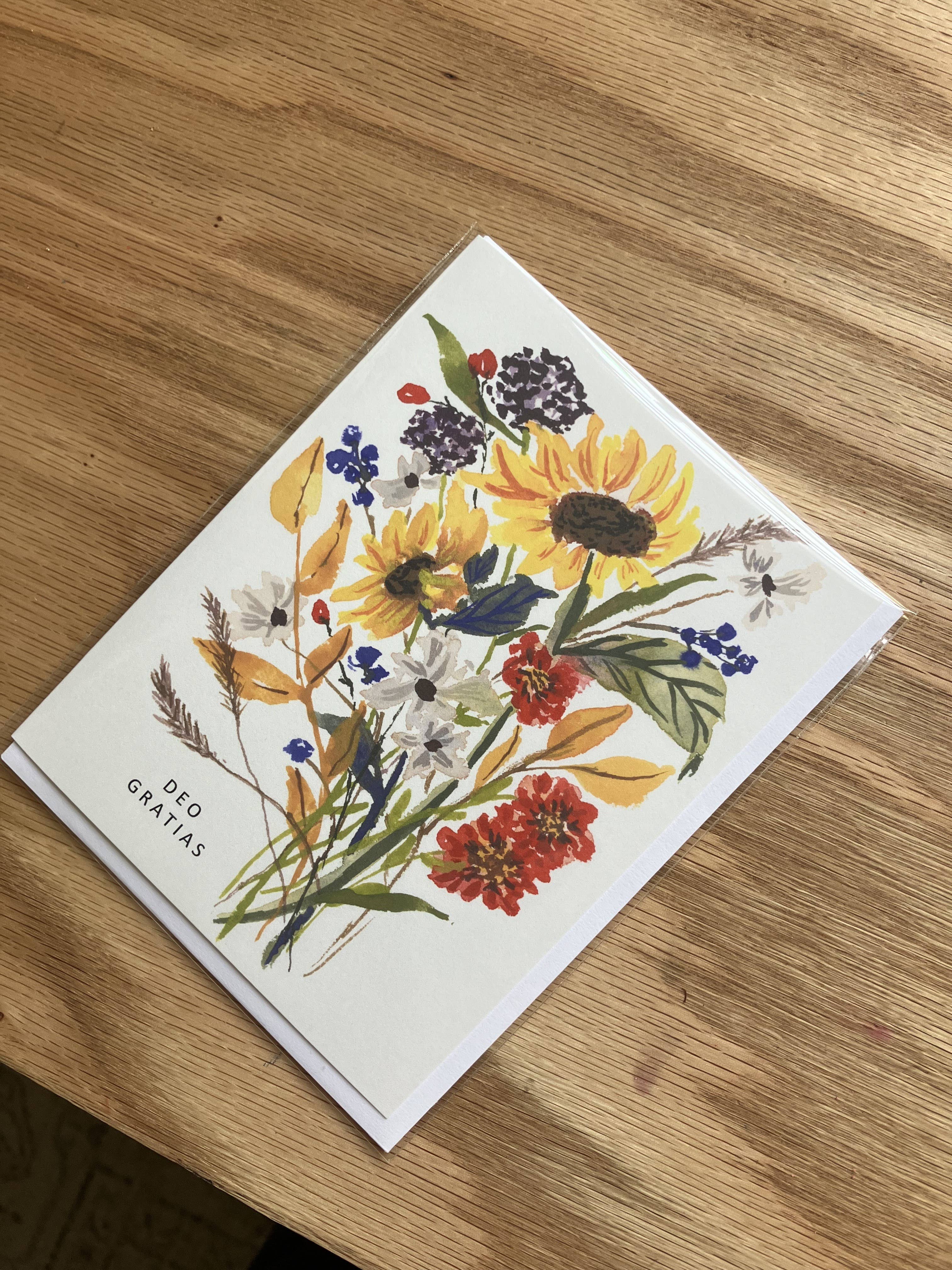 Catholic Handmade – Engroshandel Hverdagshilsen kort – Faith and Flowers Startpakke - GRATIS FRAGT3