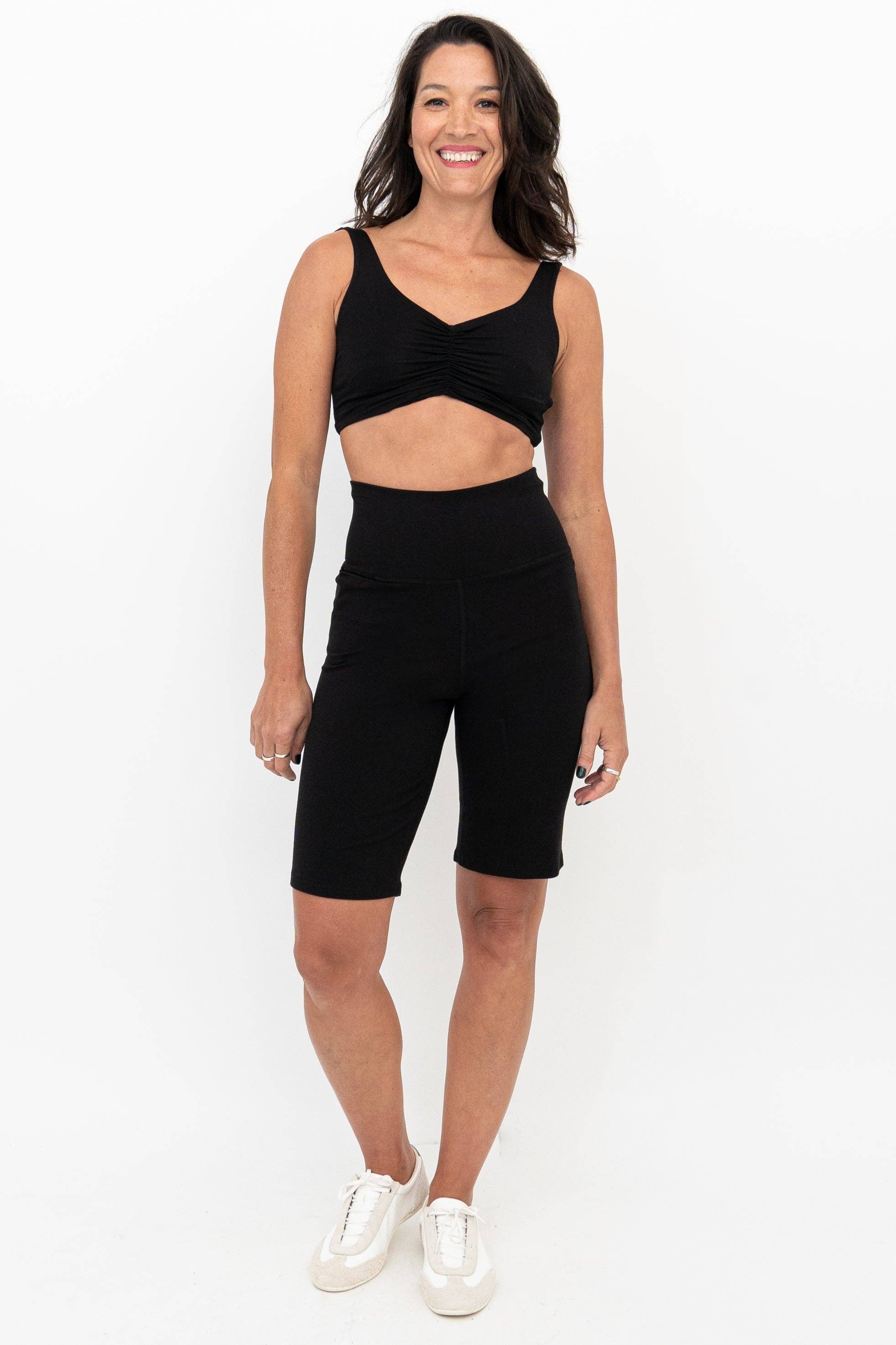 Blue Sky Clothing Co LLC - Wholesale Shorts - Women's - Leslie Shorts, Black, Bamboo1