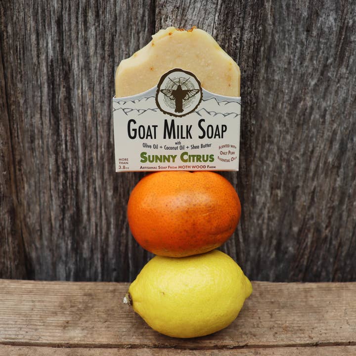 MOTH WOOD - Wholesale Bar Soap - Sunny Citrus Goat Milk Soap4