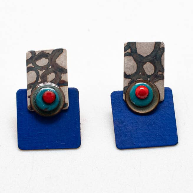 Small Articulated Earring 1P for wholesale by ELZA PEREIRA