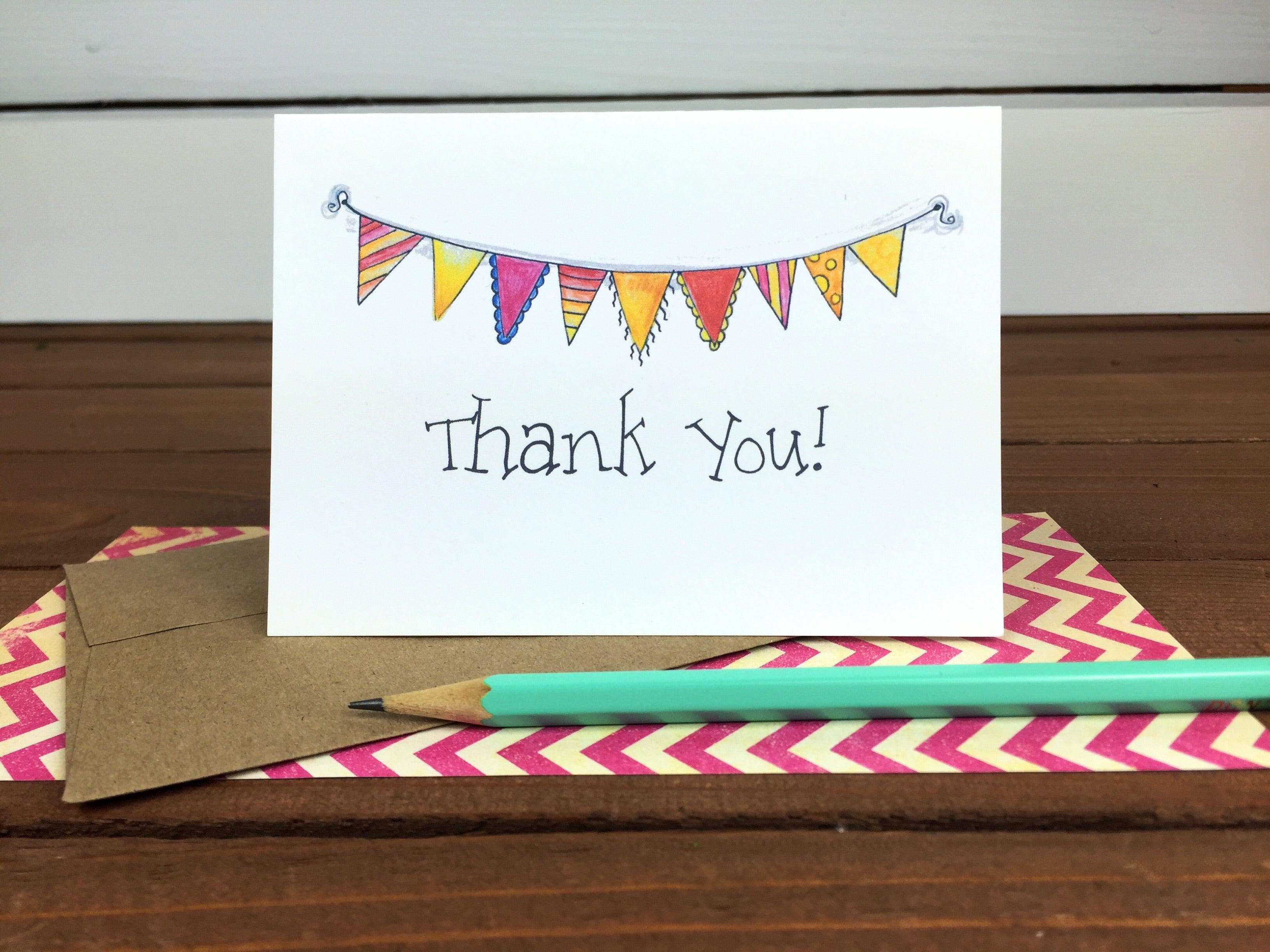 Whimsicals Paperie - Wholesale Stationery/Notecard Set - Assorted Thank You Cards | Boxed Set of 8 Thank You Notes2