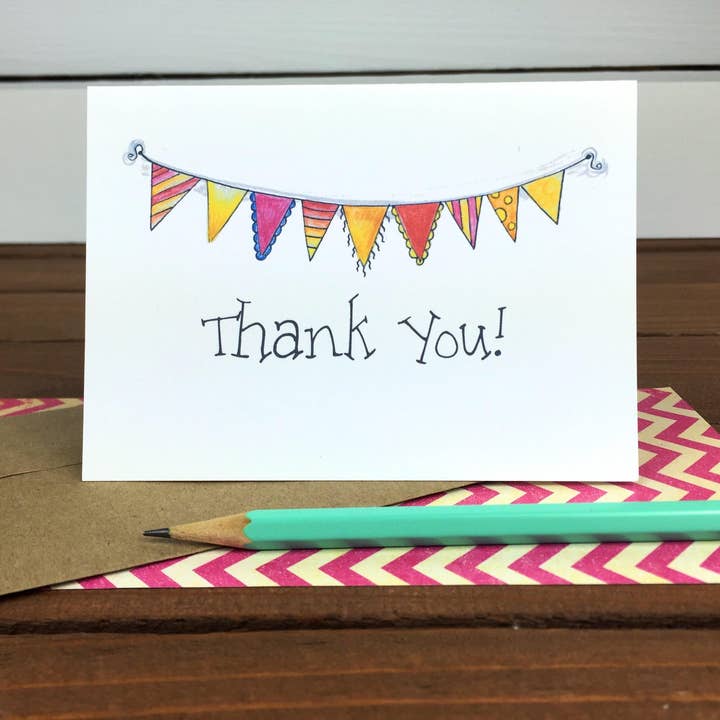 Whimsicals Paperie - Wholesale Stationery/Notecard Set - Assorted Thank You Cards | Boxed Set of 8 Thank You Notes2