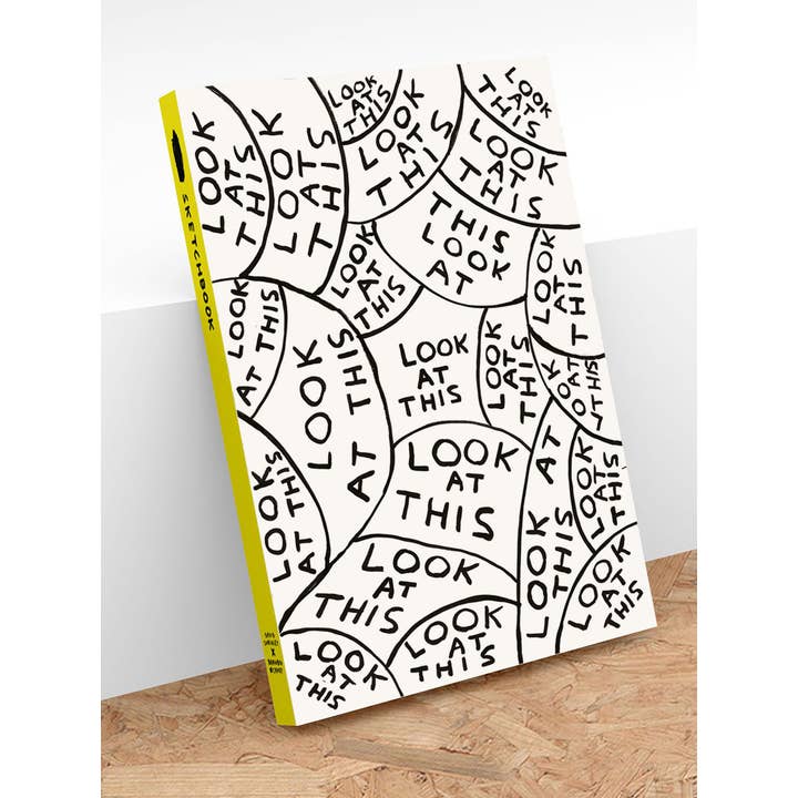 Cadeau Amusant - Regardez Ce Carnet de Croquis par David Shrigley pour la vente par David Shrigley x Brainbox Candy