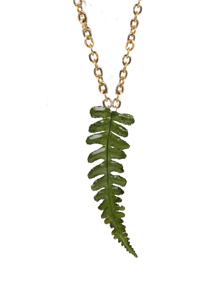 Tassel Fern Fern Necklace for wholesale by Lakoo Designs