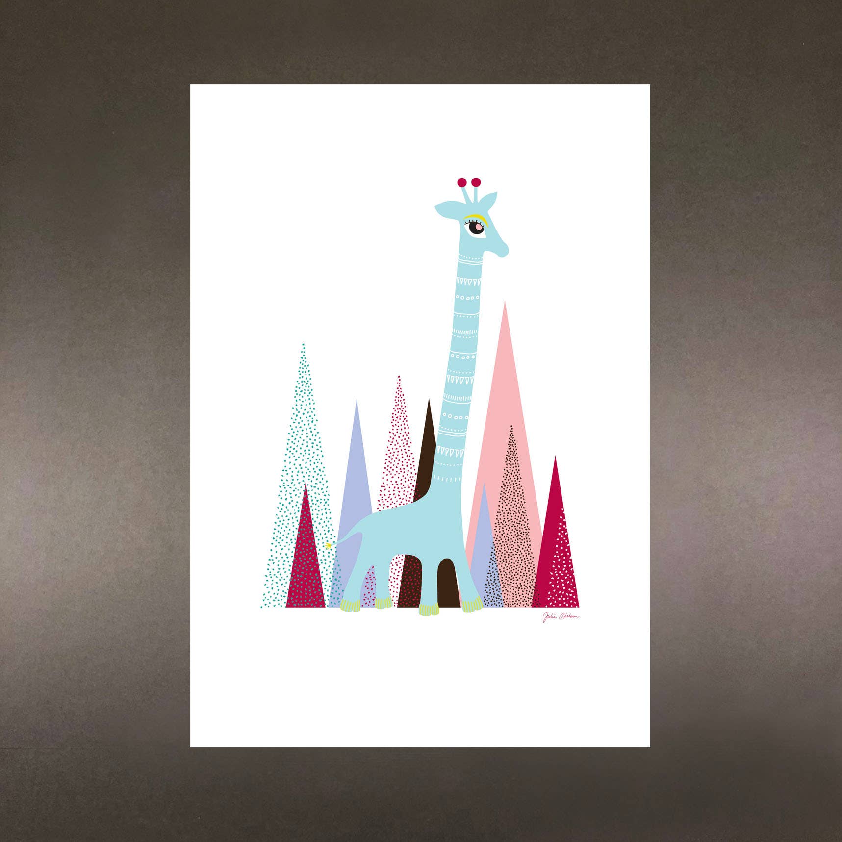 Hippstory - Wholesale Art Print - Giraffe Print1