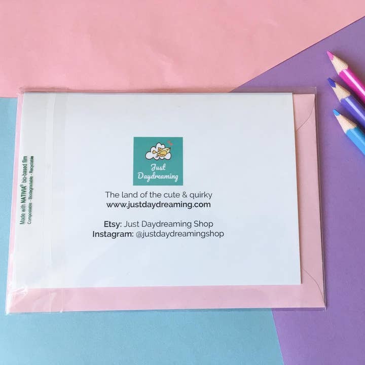 Just Daydreaming - Vente Cartes de Noël - Carte de Noël Fantaisiste Chat Magique, Fairy Kitten Christmas3