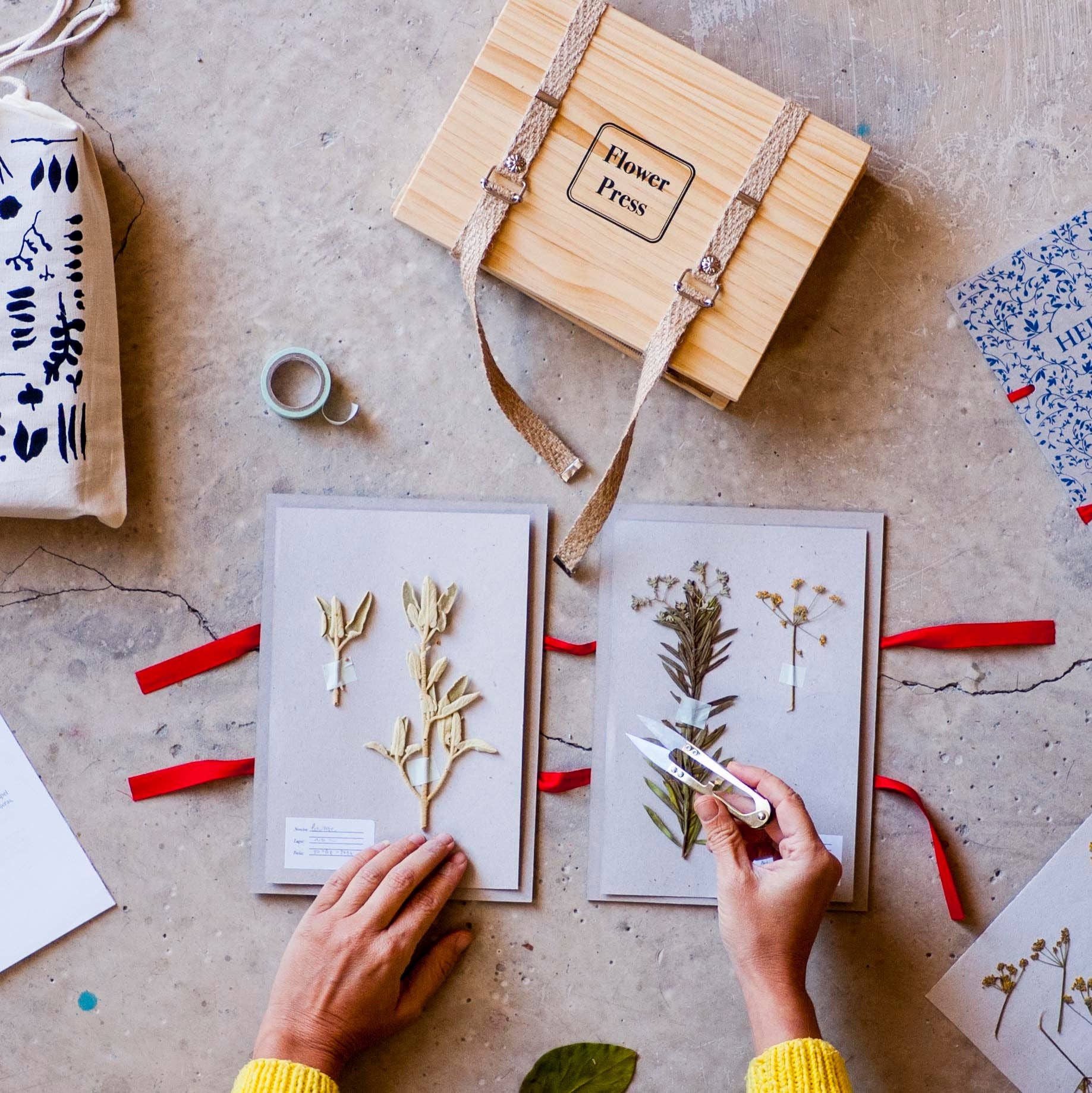 Fábrica de texturas - Wholesale DIY Craft Kit - The Flower Press Kit7