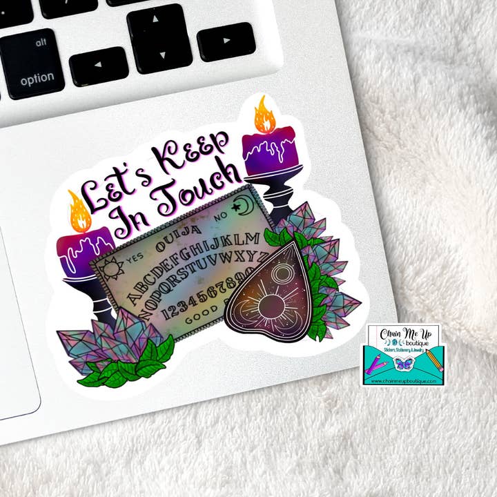 Let's Keep In Touch Waterproof Sticker for wholesale by Candid Adventures Boutique