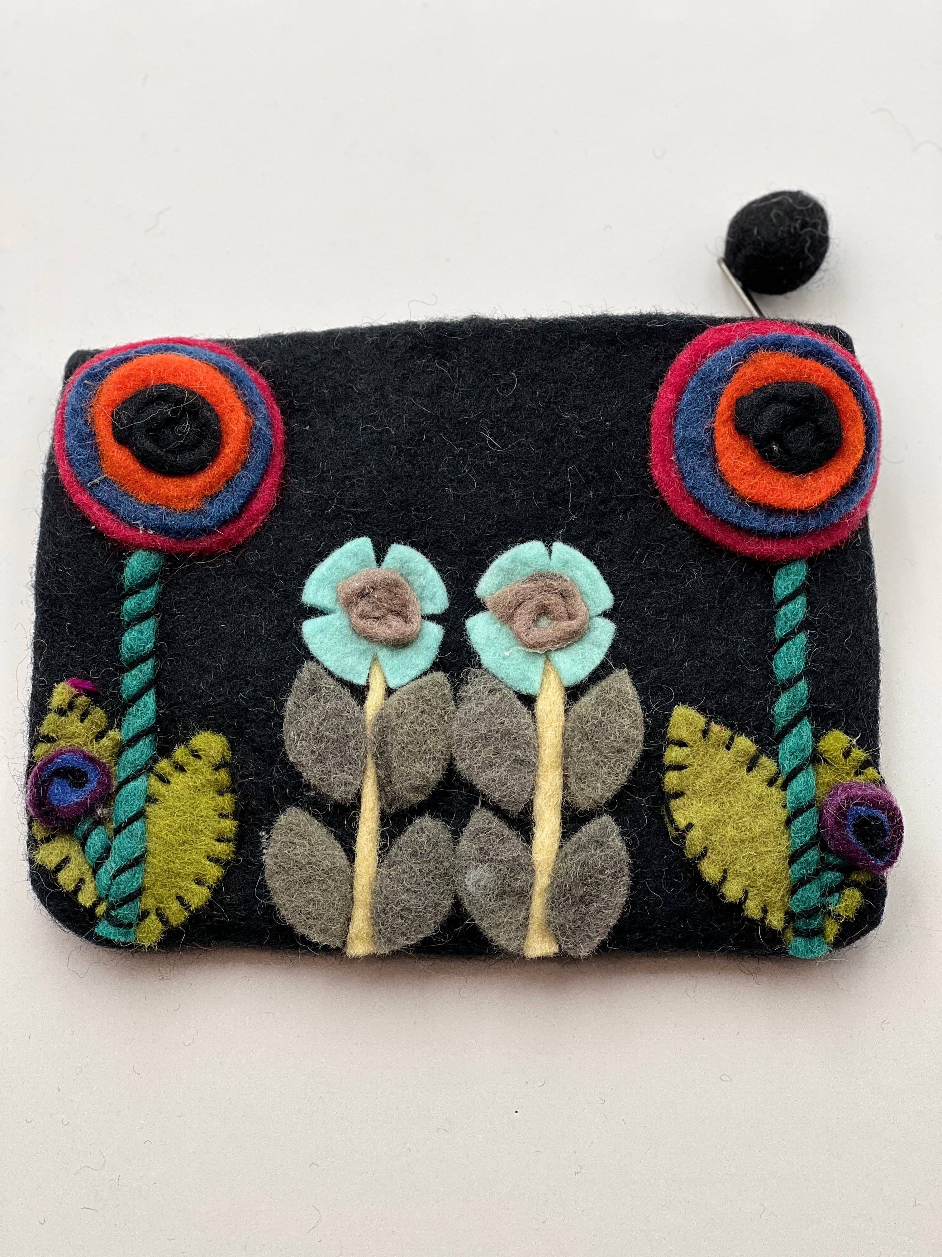 NURBU INC. - Vente Porte-monnaie – femme - Grand sac à main feutré avec laine (CPB12) Lot de 71