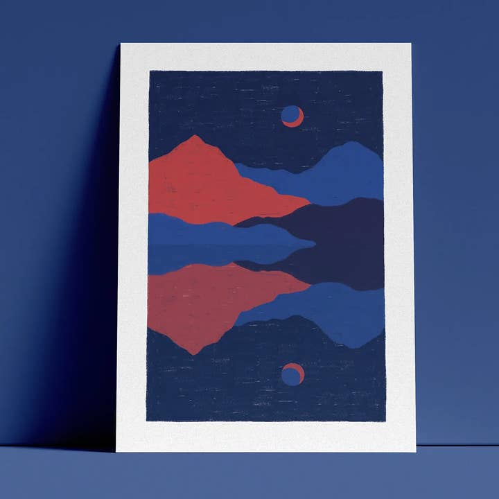 Pencil Landscapes 4 for wholesale by Clare Lewis Illustration