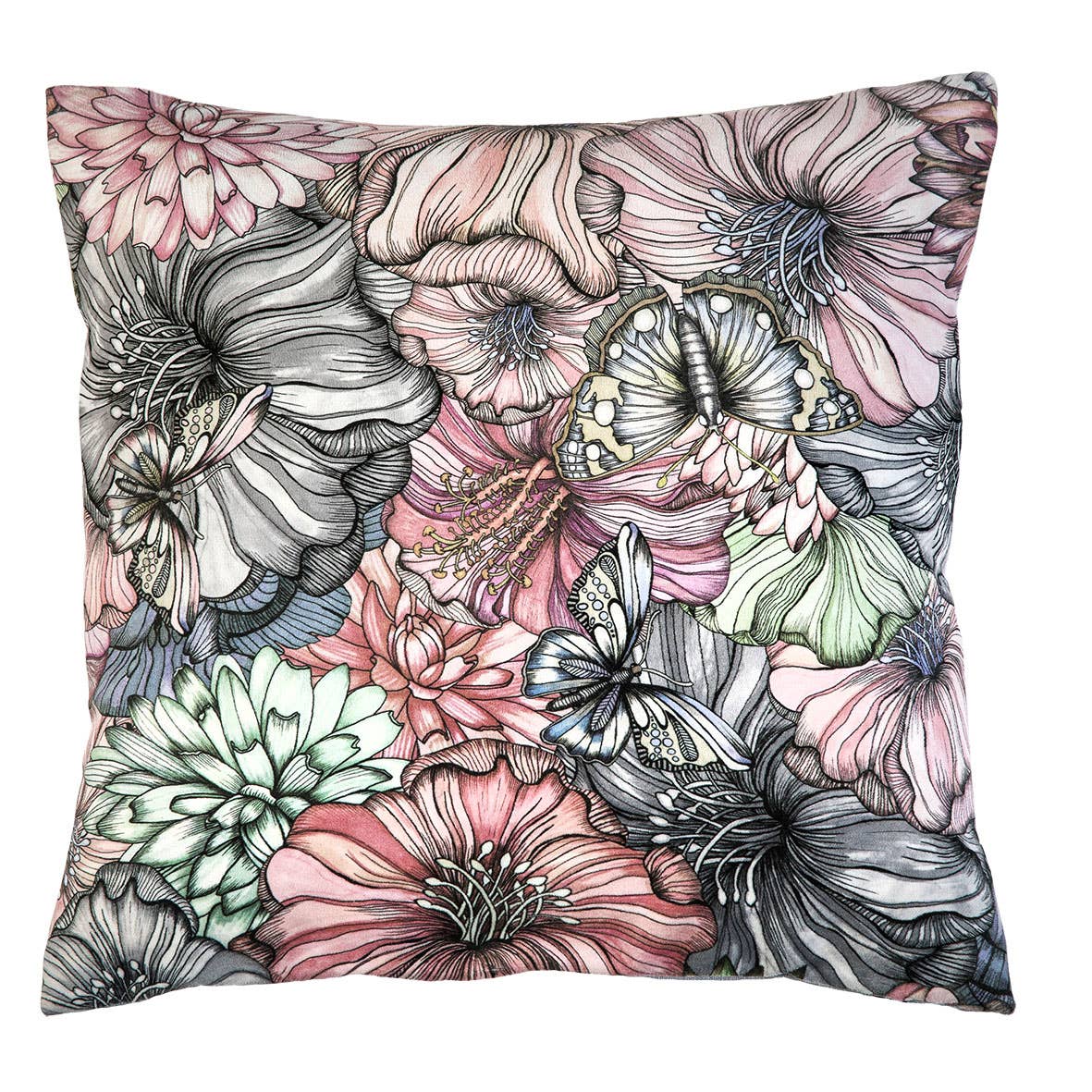 Nadja Wedin design - Venta al por mayor Funda de cojín - Funda de cojín 48x48 cm (20x20”) Flower Power1