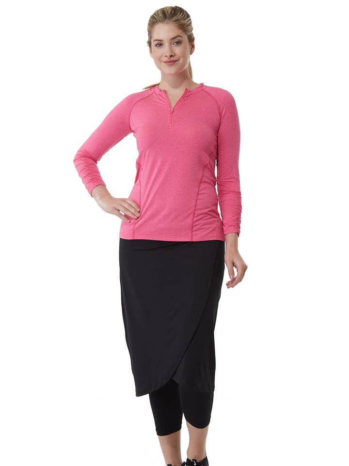 Midi Faux Wrap for wholesale by Snoga Athletics