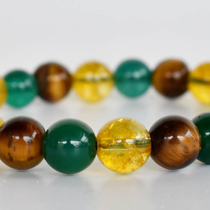 Soothing Crystals - Wholesale Beaded Bracelet - Healing Bracelets | GOOD FORTUNE | Gemstone Crystal Bracelet
