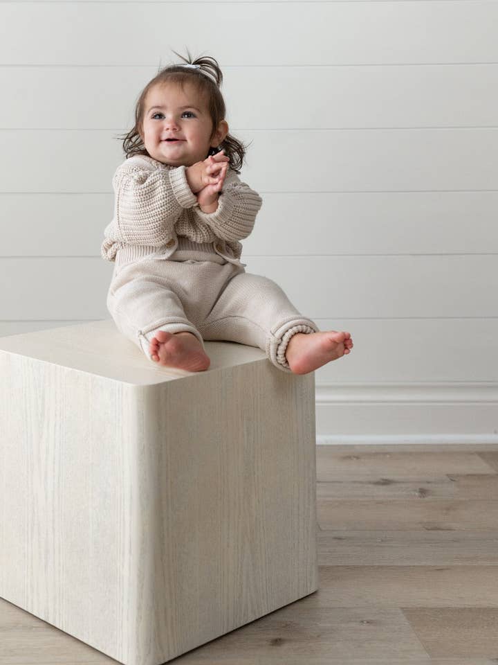 Yooushi - Wholesale Overalls - Baby - Mushroom Knit Suspender Pants10