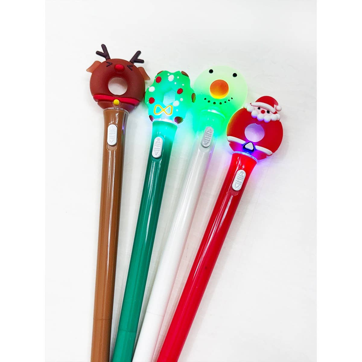 MÉLANGER LA COULEUR Stylo à bille lumineux à thème de Noël en vente sur Faire3
