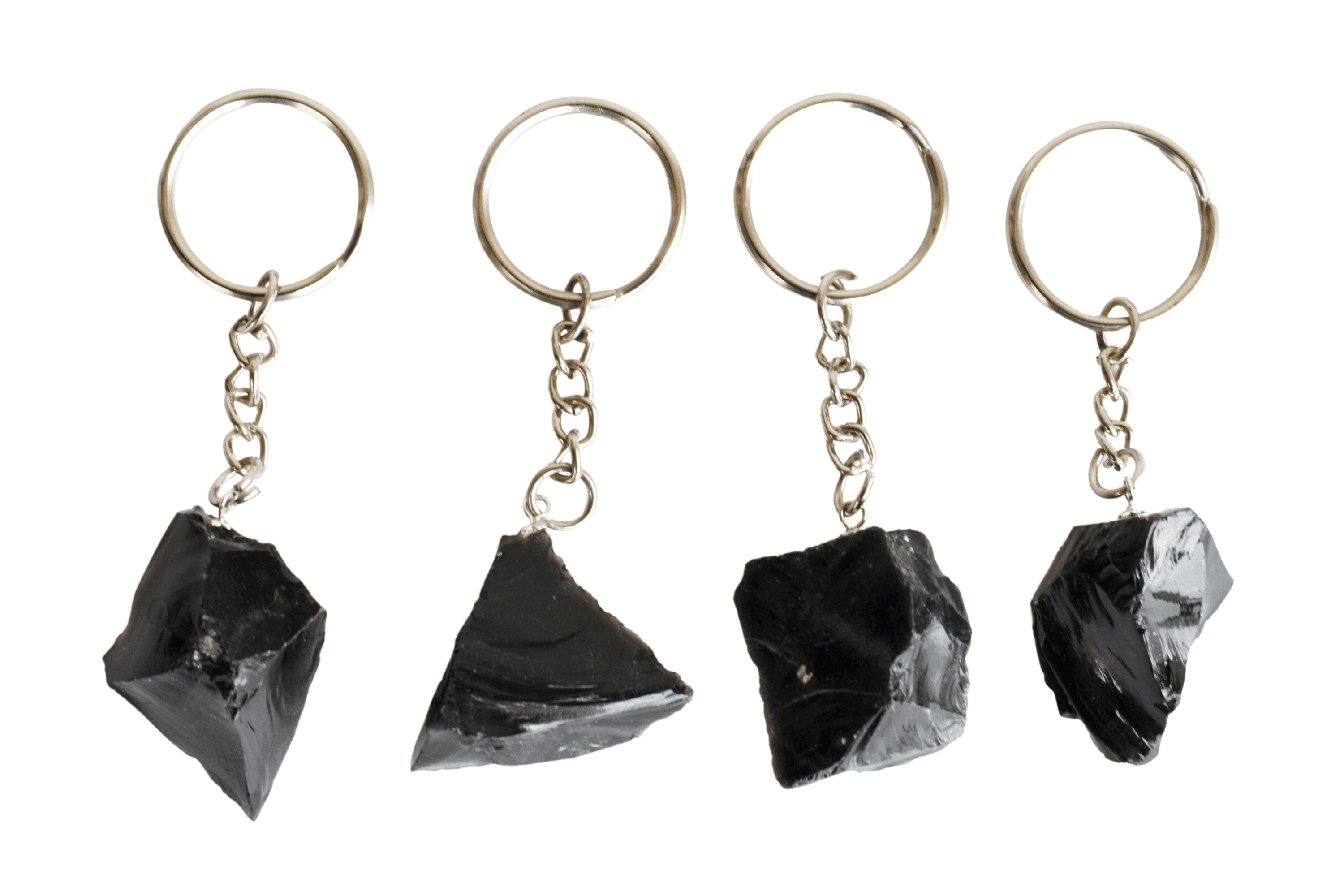 Soothing Crystals – wholesale Keychain – Unisex – Gemstone Keychain | Black Obsidian | Crystal Stone Keyring6