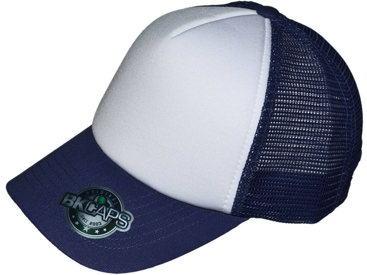 Buck Wholesale - Wholesale Truckerpet - Uniseks - Blanco truckerhoeden met 5 panelen van katoenschuim - BKP PREMIUM Caps6