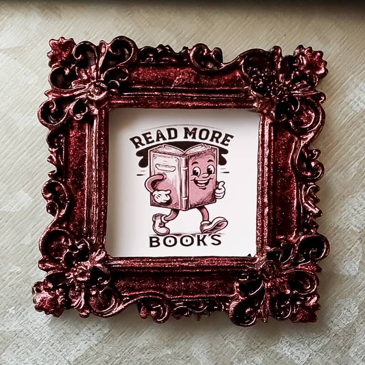 Aimant de réfrigérateur "Lisez plus de livres" pour la vente par Sunshine and Ravioli