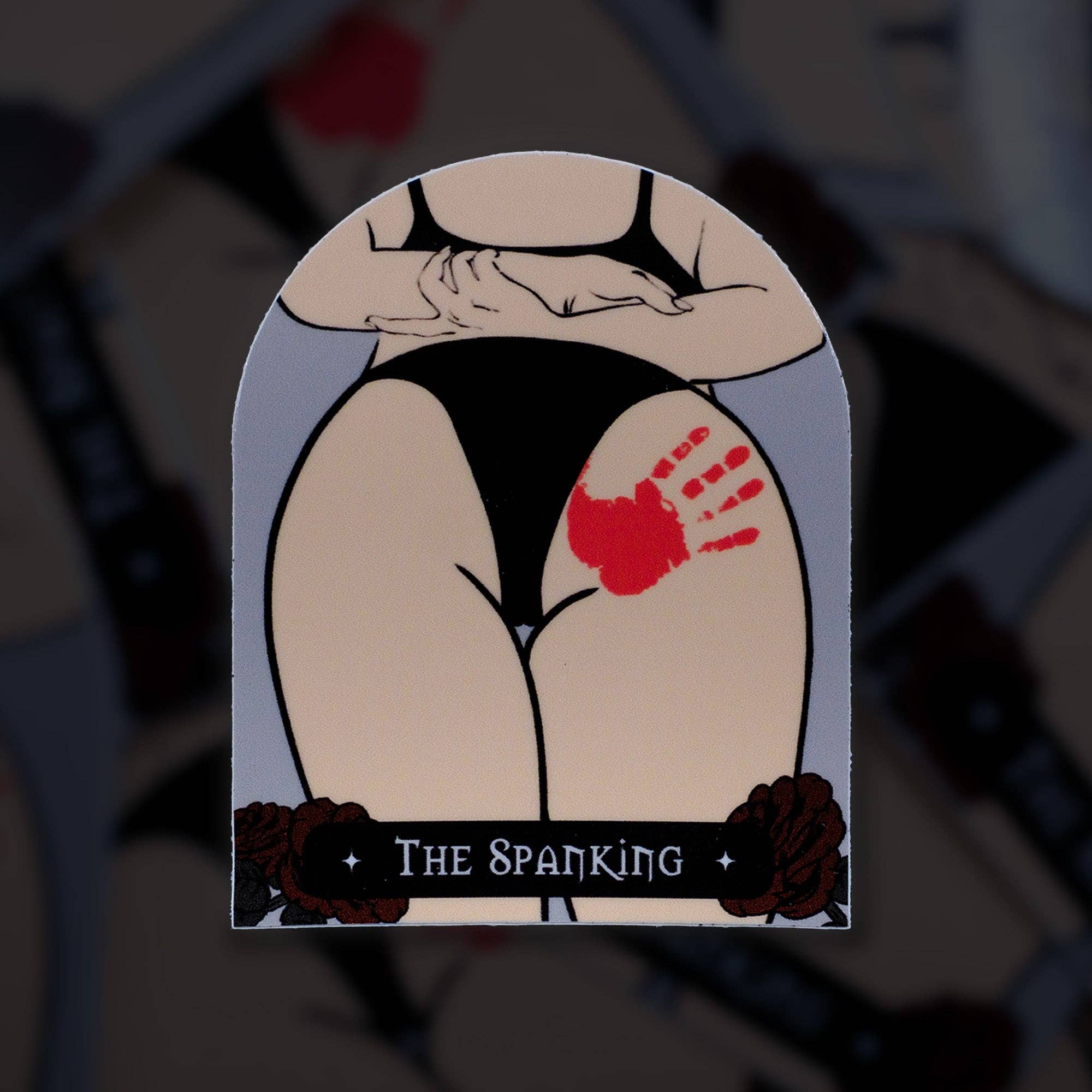 Smut & Stick - Wholesale Sticker - The Spanking 2.8" Sticker