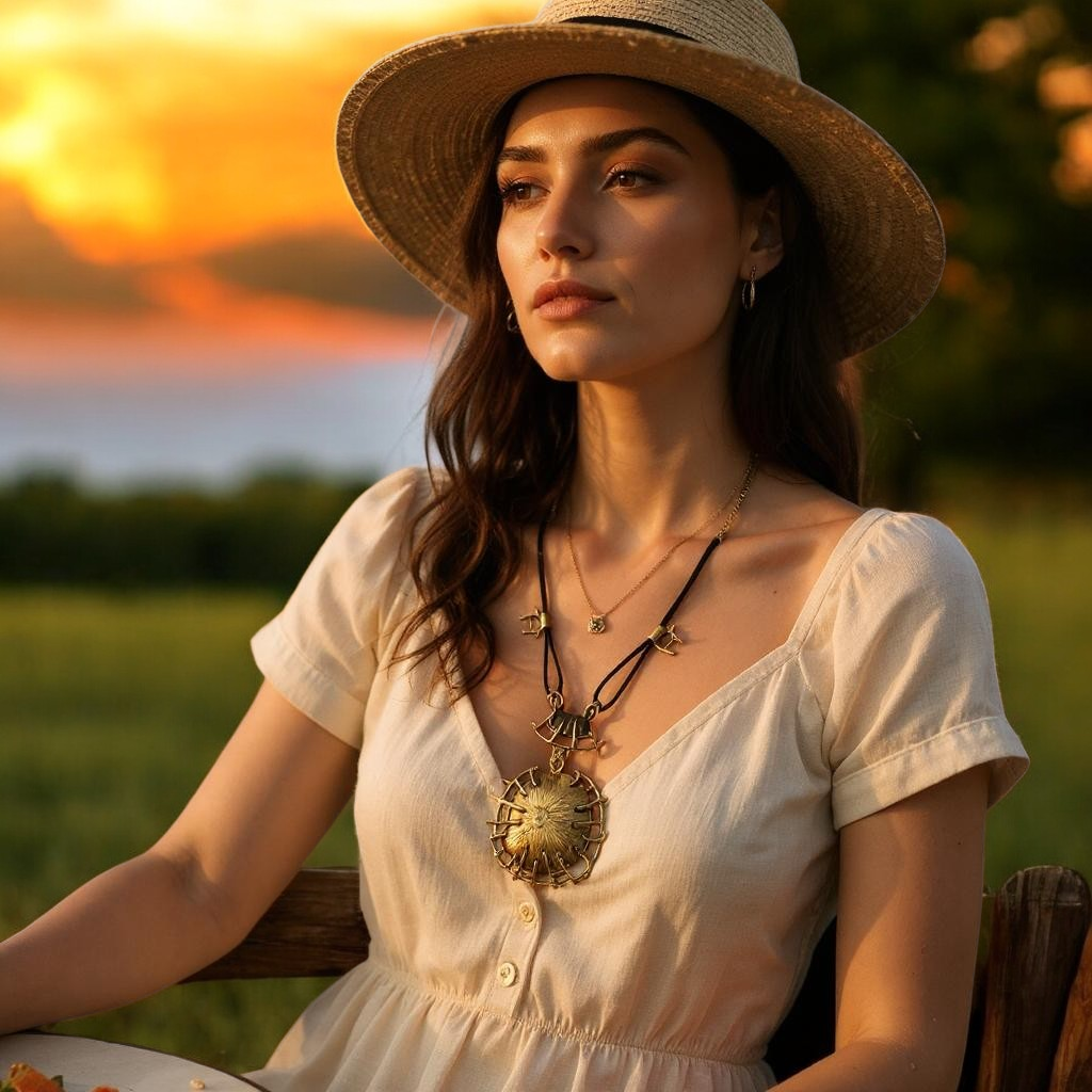 The Ancient Bazaar Jewelry & Accessories - Wholesale Pendant/Charm Necklace - Item # BRN-1073 - Brass Necklace 2