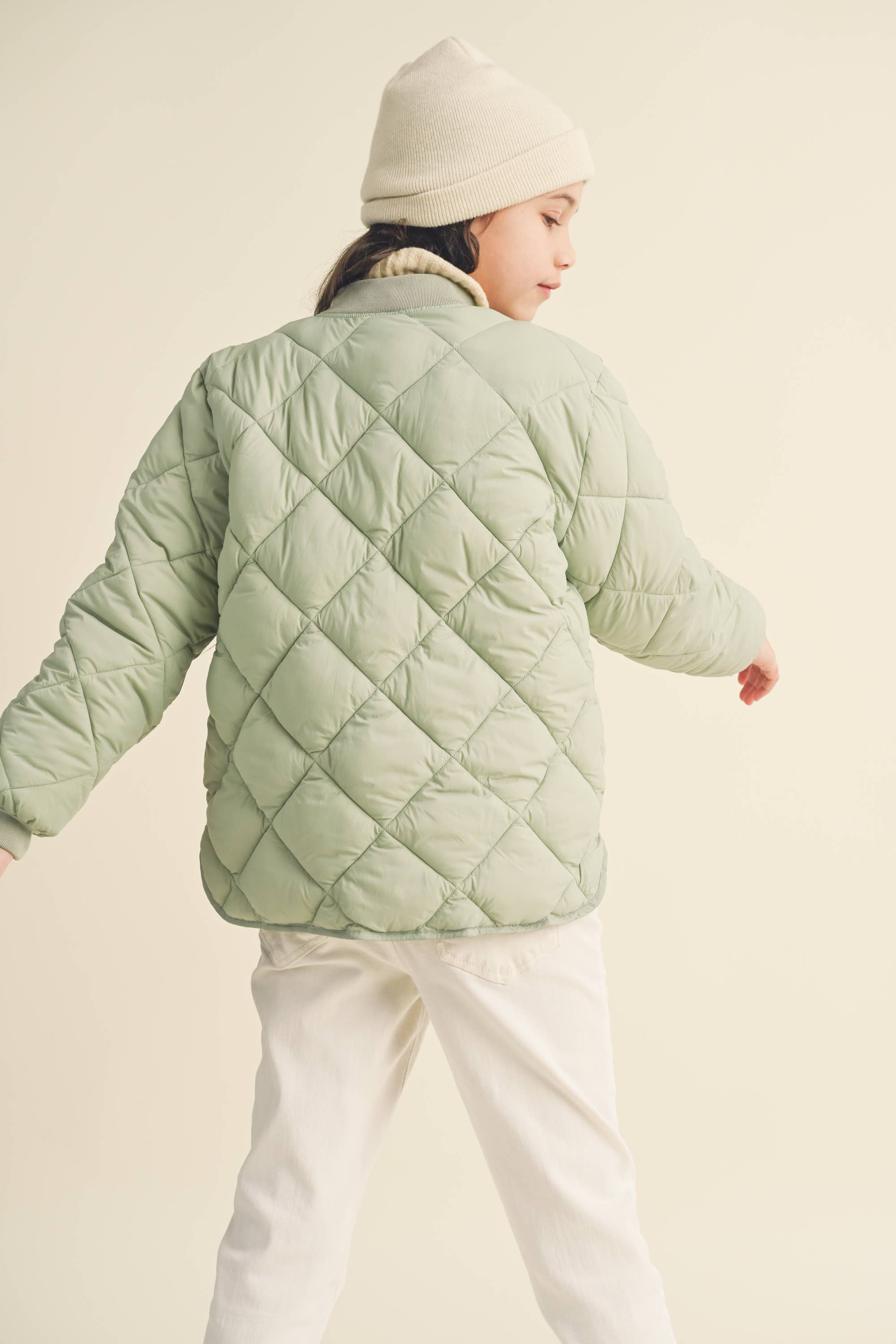 heart and arrow - Wholesale Puffer Jacket - Kids - TWEEN KIDS GIRLS QUILTED JACKET (7-14)7