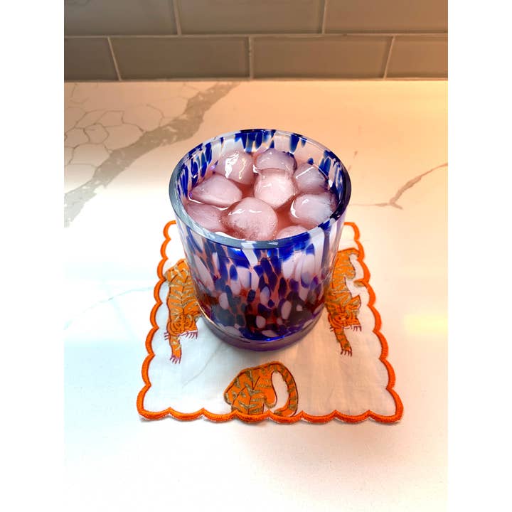 Tiger Cloth Cocktail Napkins for wholesale by Southern Tribute