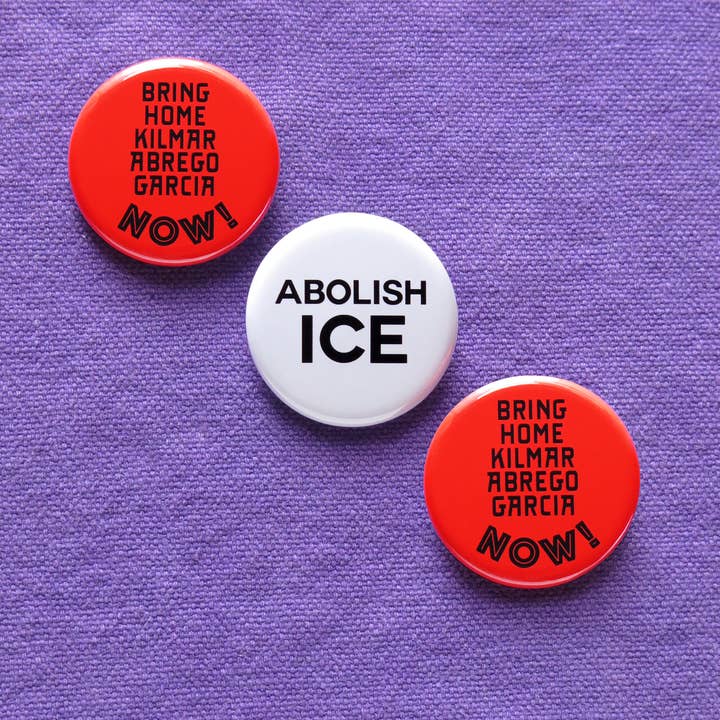 Word For Word Factory - Wholesale Lapel Pin/Button - BRING HOME KILMAR ABREGO GARCIA 1.25" Political Pin Button