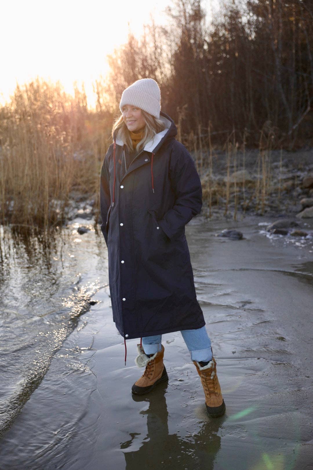 Danefae København – wholesale Parka – Women’s – Danecoast Winter Parka Dark Navy4