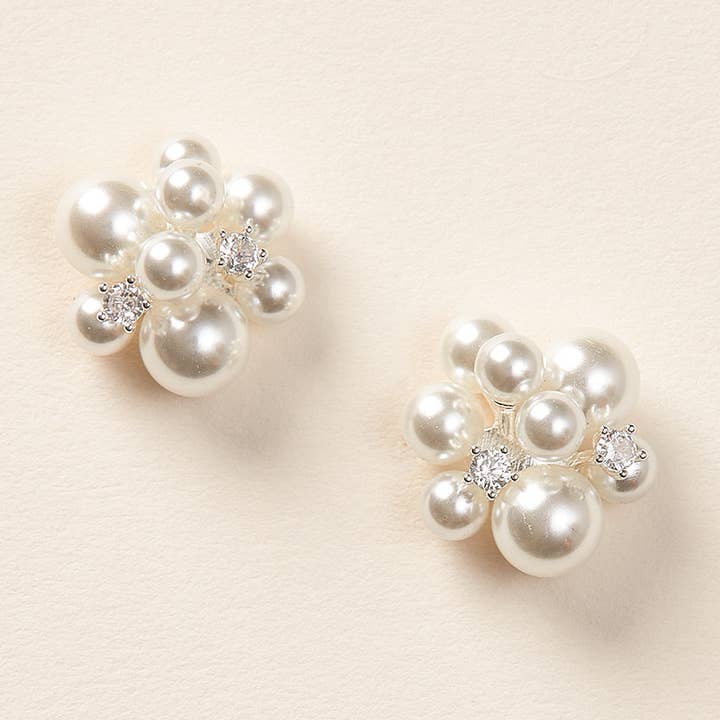 Dareth Colburn Designs - Wholesale Knopjes/oorstekers - Georgina oorbellen met parels0