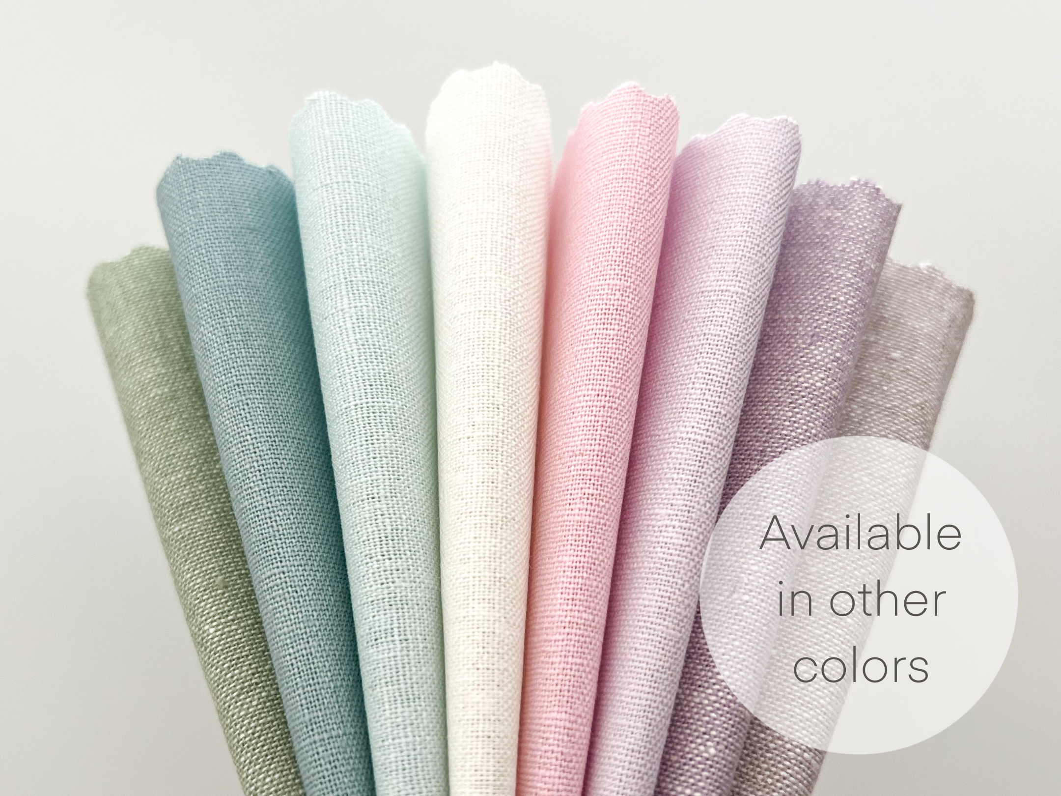 Matryoshka Doll Shop - Wholesale Embroidery/Cross Stitch Supplies - Embroidery fabric bundle, linen blend embroidery fabric pack12