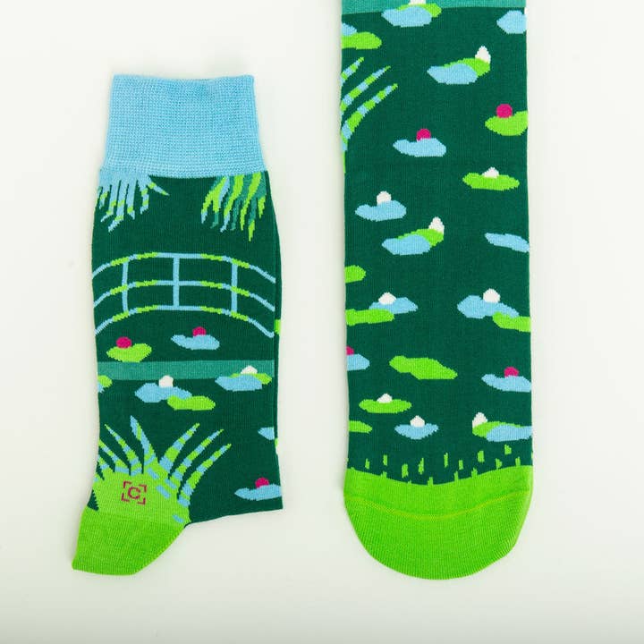 Sock Affairs - Wholesale Socks - Women's - Water Lily Pond Socks1