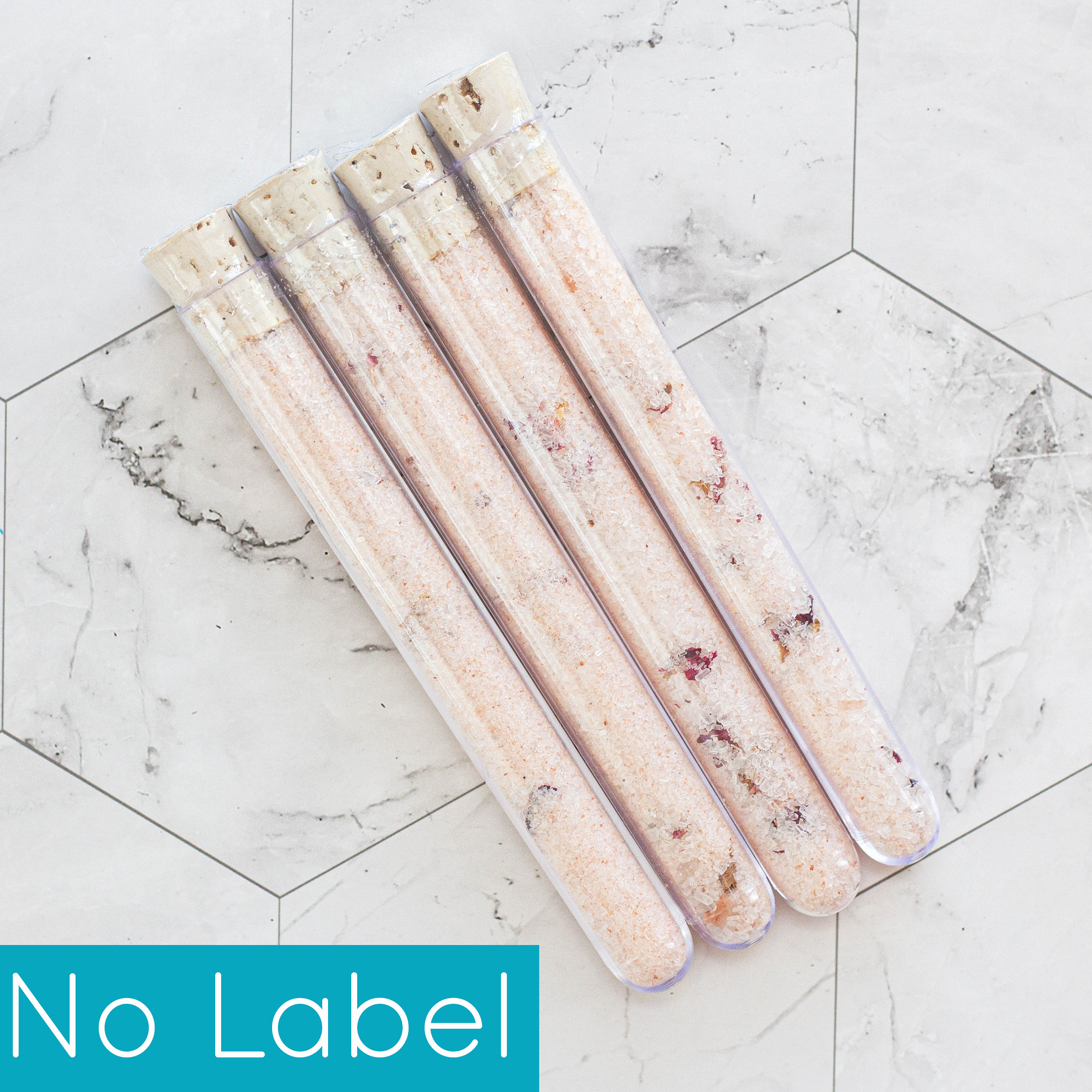 Charmed Handmade - Wholesale Bath Salts - No Label Bath Salt Test Tube Favors1