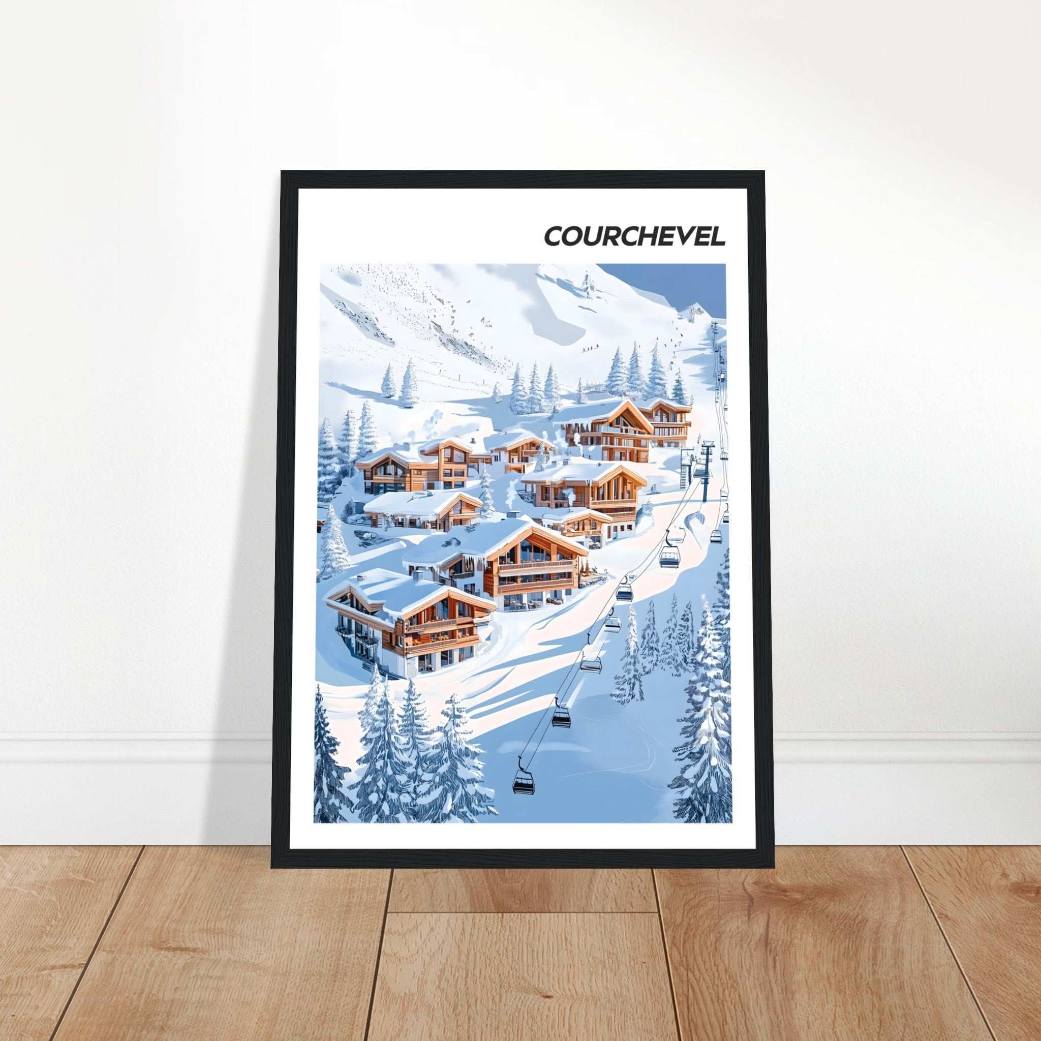 Kokodaac - Wholesale Kunstprint - Chalets en bergtoppen2