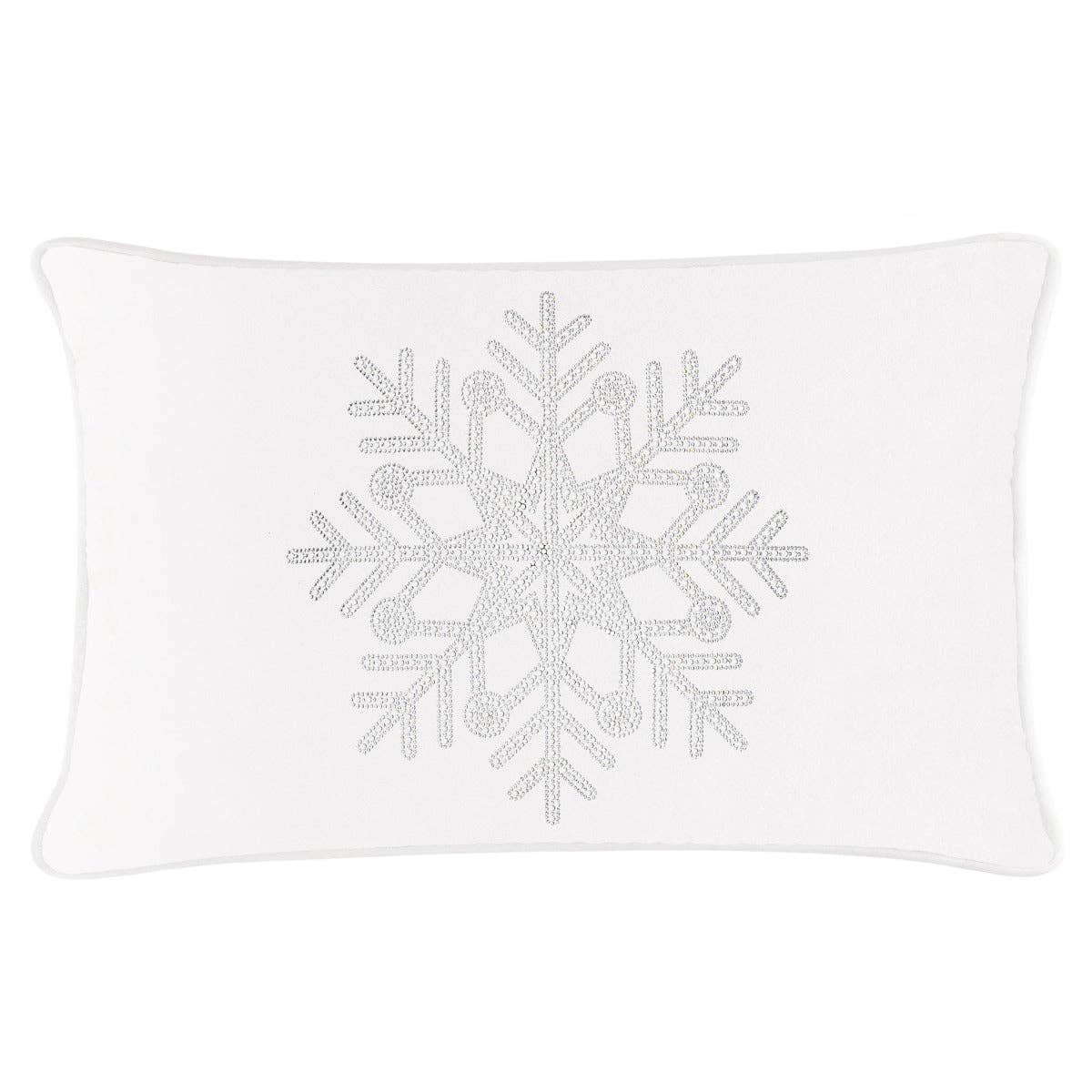 Sparkles Home - Wholesale Throw/Decorative Pillow - Rhinestone Snowflake Pillow20