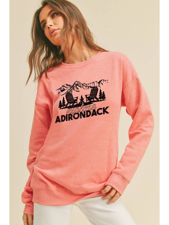 Honestee - Wholesale Graphic Sweatshirt - Women's - Adirondack Explore Graphic Sweatshirt5