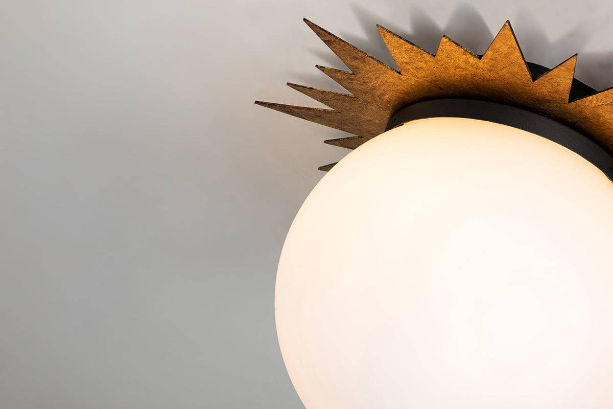 Lucas McKearn - Vente Lustre/Suspension - Support encastré Soleil à 3 lampes3