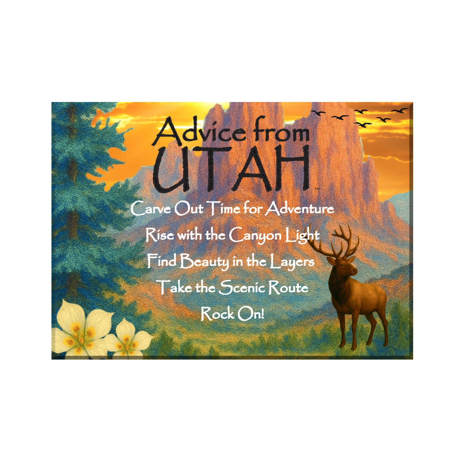 Advice for Life by Your True Nature - Wholesale Magnet - Advice Utah-Magnet0