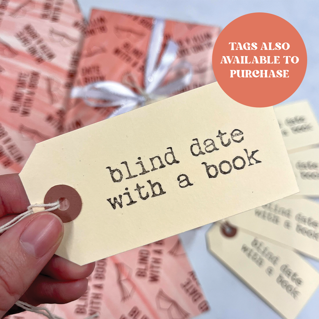 Bookishly (US Duties Paid) – wholesale Flat wrap – Blind Date With a Book Gift Wrap 100 Sheets1