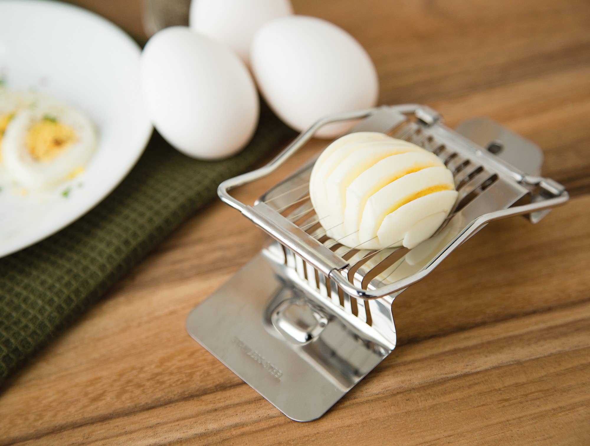 Fox Run Brands - Wholesale Kitchen Tool/Gadget - Fox Run Egg Slicer, Stainless Steel, 1" x 3.25" x 6"1