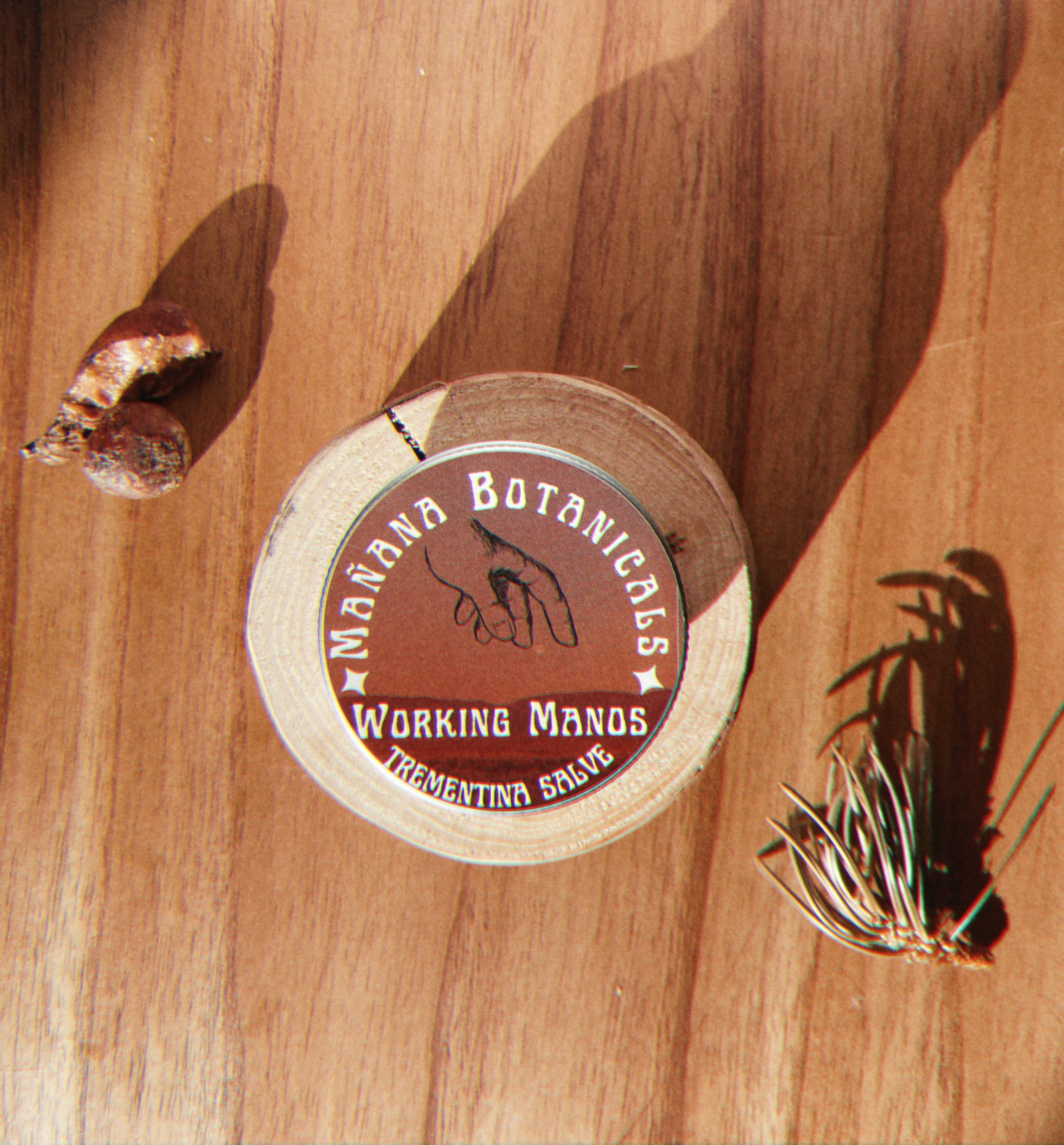Mañana Botanicals - Wholesale Healing Salve/Balm/Cream - Working Manos (Trementina) Salve1
