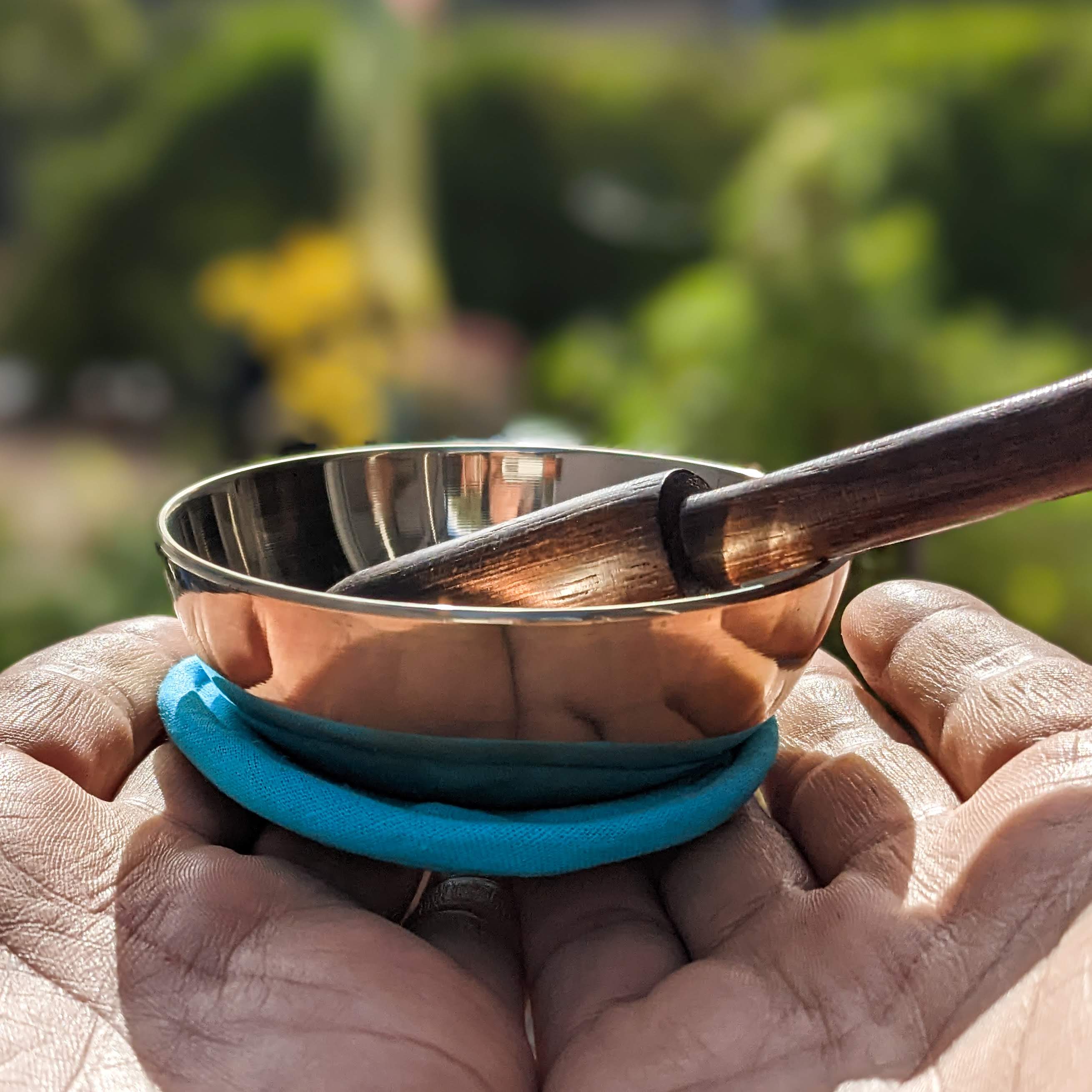 Tenzing Collections - Vente Accessoire de méditation - Bol chantant pour débutants avec son facile et superbe, livré avec sac3