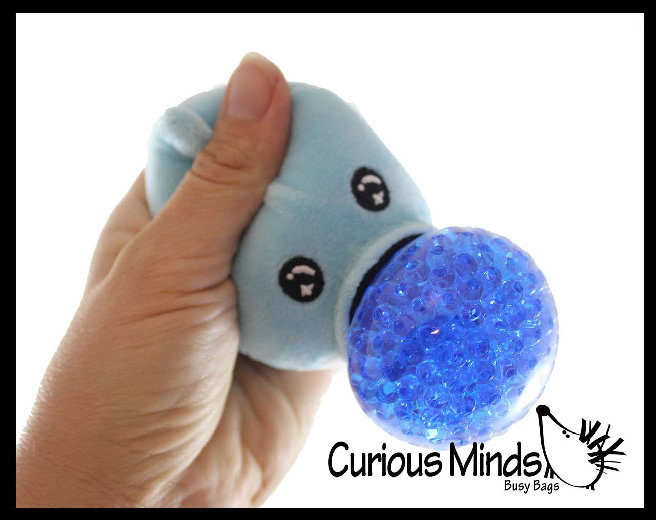 Curious Minds Toys - Wholesale Squishy Toy - Kids & Baby - 1 Plush Ocean Sea Animal Water Bead Filled Squeeze Stress Ba7